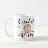 クロチェットオールデイハロウィンヤーン+こうもり ツートーンマグカップ (左)