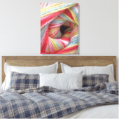 クロチェットオールデイヤーン キャンバスプリント (インサイチュ (寝室))