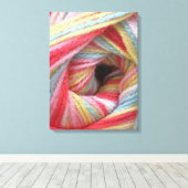 クロチェットオールデイヤーン キャンバスプリント (インサイチュ (ウッドフロア))