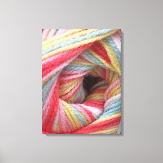 クロチェットオールデイヤーン キャンバスプリント (正面)