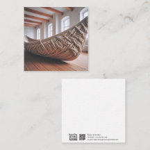 クロチェットカヌーグリーティングカード