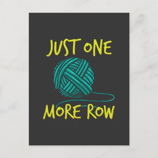 クロチェットクロシェティング編み物 ポストカード (正面)