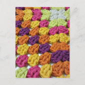 クロチェットグラニースクエア ポストカード (正面)