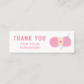 クロチェットサンキュースモールビジネスクロシェ スキニー名刺 (正面)