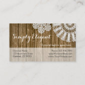 クロチェットドイ素朴リーオンウッドカントリーファームハウス 名刺 (裏面)