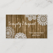 クロチェットドイ素朴リーオンウッドカントリーファームハウス 名刺 (正面)