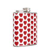 クロチェットハンドメイドヤーンハート工芸品 フラスク (右)