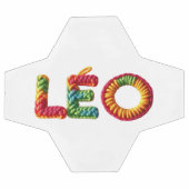 クロチェットパタ鮮やかーンのLEO名 サッカーボール (フラット)