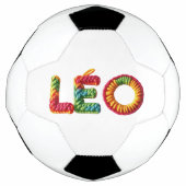 クロチェットパタ鮮やかーンのLEO名 サッカーボール (正面)