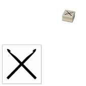 クロチェットフッククラフツ ラバースタンプ (押印)