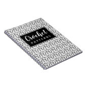 クロチェットフックヤーン&クラフツのパターン整理なし ノートブック (右側)