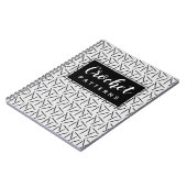 クロチェットフックヤーン&クラフツのパターン整理なし ノートブック (左側)