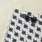 クロチェットフックヤーン&クラフツ名/イニシャル ビーチタオル (インサイチュ)