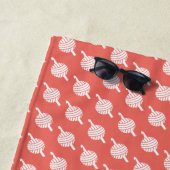 クロチェットフックヤーン&クラフツ名/イニシャル ビーチタオル (インサイチュ)