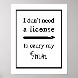 クロチェットフックライセンスクラフトルーム ポスター