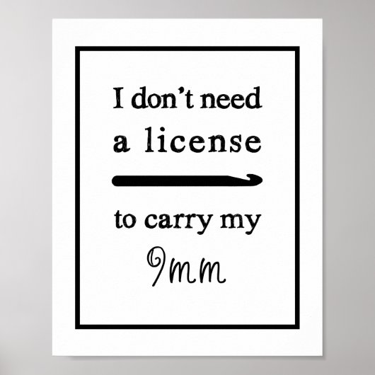 クロチェットフックライセンスクラフトルーム ポスター (正面)