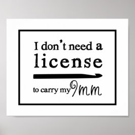 クロチェットフックライセンスクラフトルーム ポスター