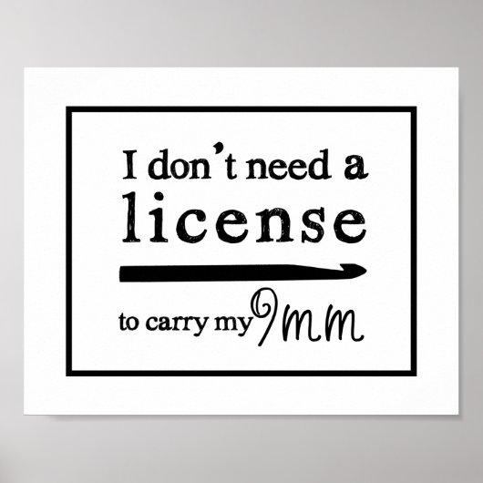 クロチェットフックライセンスクラフトルーム ポスター (正面)