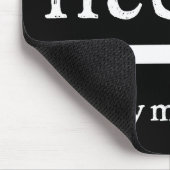 クロチェットフックライセンス工芸品ダーク マウスパッド (コーナー)