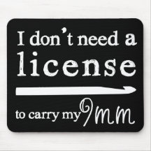 クロチェットフックライセンス工芸品ダーク