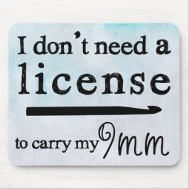 クロチェットフックライセンス工芸品 マウスパッド