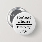 クロチェットフックライセンス工芸品 缶バッジ (正面&裏面)