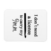 クロチェットフックライセンス マグネット (横)