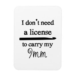 クロチェットフックライセンス マグネット