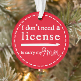 クロチェットフックライセンス{Dark}工芸品 オーナメント