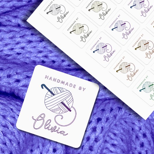 クロチェットフック及び糸数々の目的裁縫 ラベル