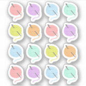 クロチェットフック編み物ヤーンズホビーブホプランナー シール (正面)