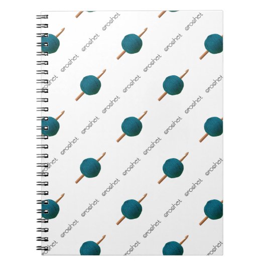 クロチェットフック&ヤーン工芸品パターン ノートブック (正面)