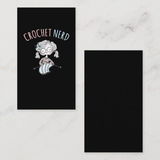 クロチェットママホビーでおばあちゃん糸好き|過去記事 名刺 (正面/裏面)