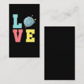 クロチェットラブホビークラフティング糸編み機 名刺 (正面/裏面)