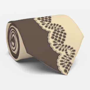 クロチェットレース ネクタイ