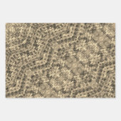 クロチェット模様 ラッピングペーパーシート (正面3)