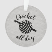 クロチェット終日・糸玉&フック工芸品メーカー オーナメント (正面)