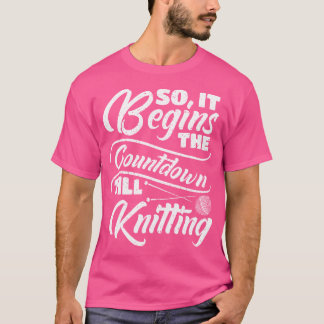 クロチェータークロシェ – ザカウントダウンティル編み物 Tシャツ