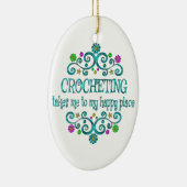 クロチティングハッピープレイス セラミックオーナメント (右)