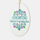 クロチティングハッピープレイス セラミックオーナメント (左)