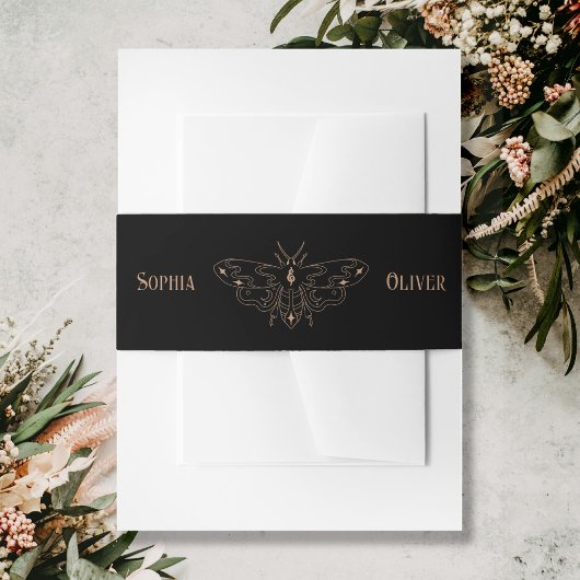 クロチョウ結婚の 招待状ベリーバンド