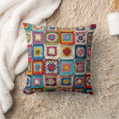 クロチ数々のェテッドグラニースクエアキルト クッション (ブランケット)