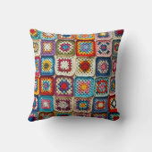 クロチ数々のェテッドグラニースクエアキルト クッション (裏面)