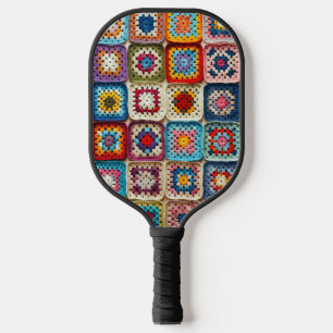 クロチ数々のェテッドグラニースクエアキルト ピックルボールラケット