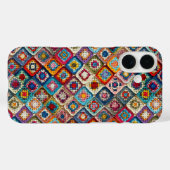 クロチ数々のェテッドグラニースクエアキルト Case-Mate iPhoneケース (裏面 (横))