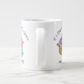クロッおもしろいチエパーソナライズされたイアントCoffee Mug ジャンボコーヒーマグカップ (裏面)