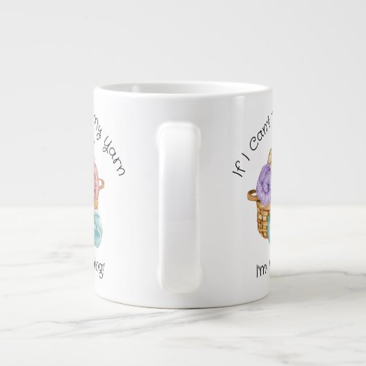 クロッおもしろいチエパーソナライズされたイアントCoffee Mug ジャンボコーヒーマグカップ (裏面)