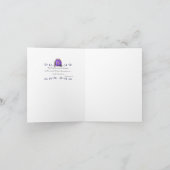 クロッカスのメッセージカード カード (内部)