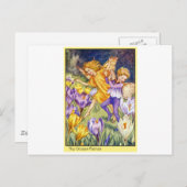 クロッカスの妖精 ポストカード (正面/裏面)