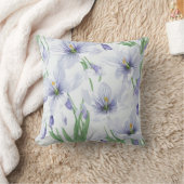 クロッカスの花 クッション (ブランケット)